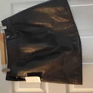Leather skirt